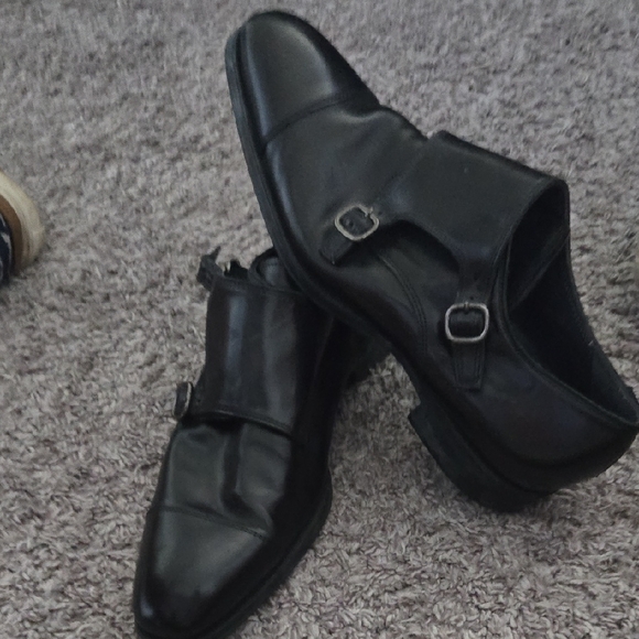 Men\'s Black Leather Dress Shoes main image 7